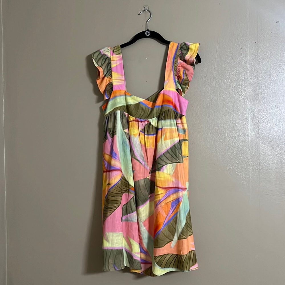 Women's Multicolor Tropical Print Sundress